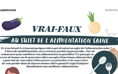 VRAI-FAUX au sujet de l’alimentation saine