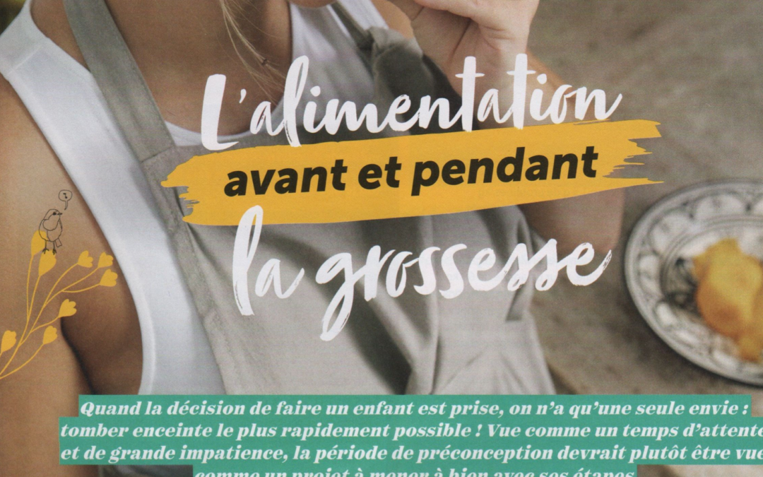 L’alimentation avant et pendant la grossesse